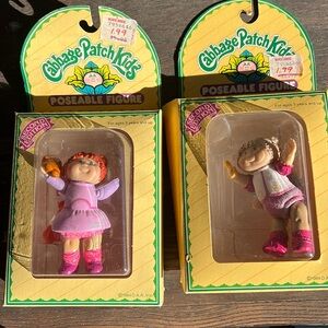 Vintage 1984 Poseable Cabbage Patch Kids Figures (2)
